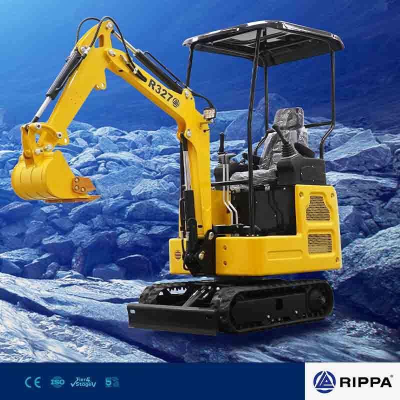 China's mini excavators go to the international market