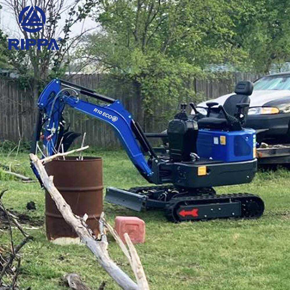 A new choice for Canadian gardening service providers: Rippa 1.5 ton micro excavator is highly efficient and fuel-efficient