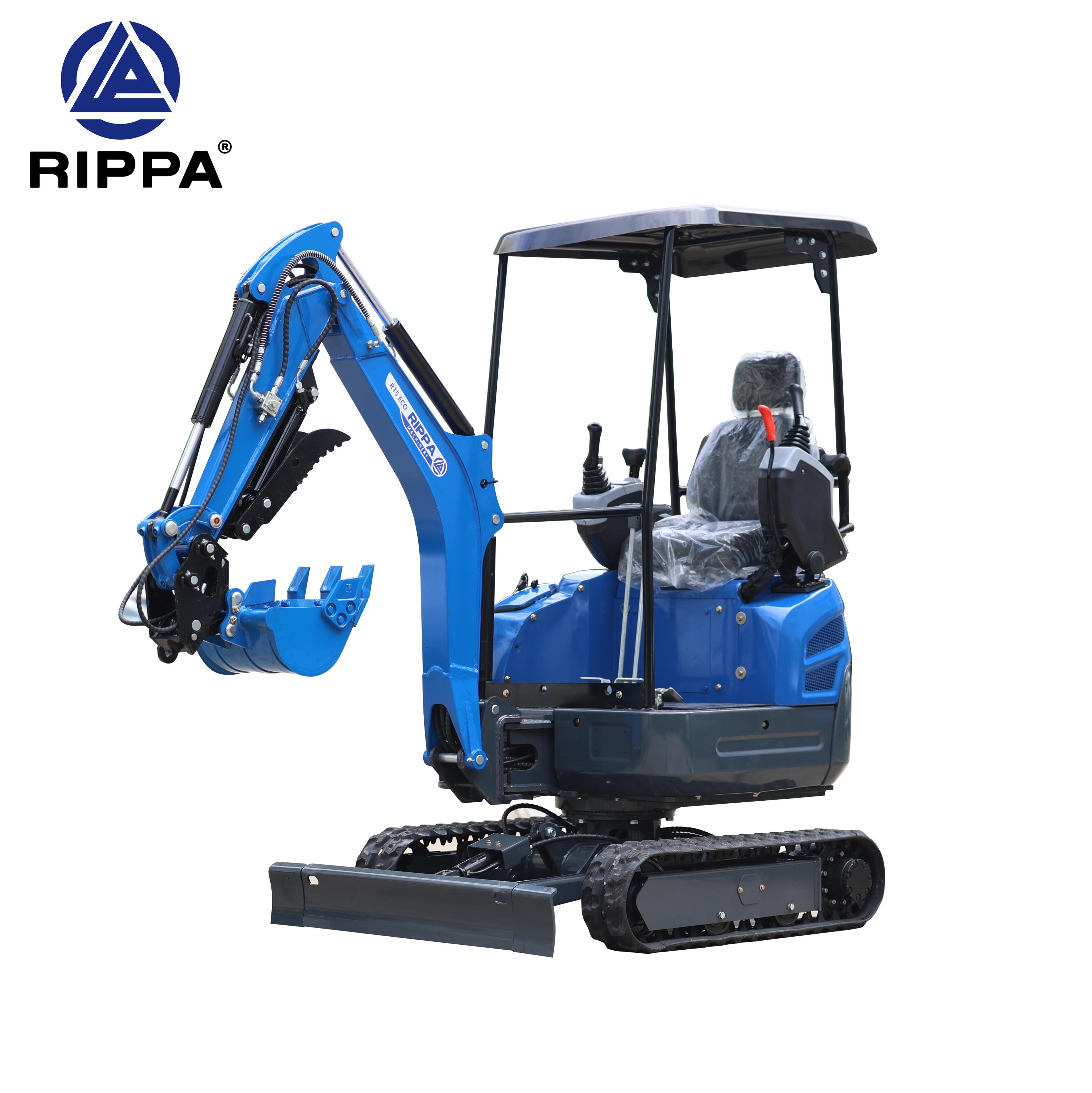 RIPPA R15-4 ECO mini excavator – high efficiency and energy saving, the first choice for small projects