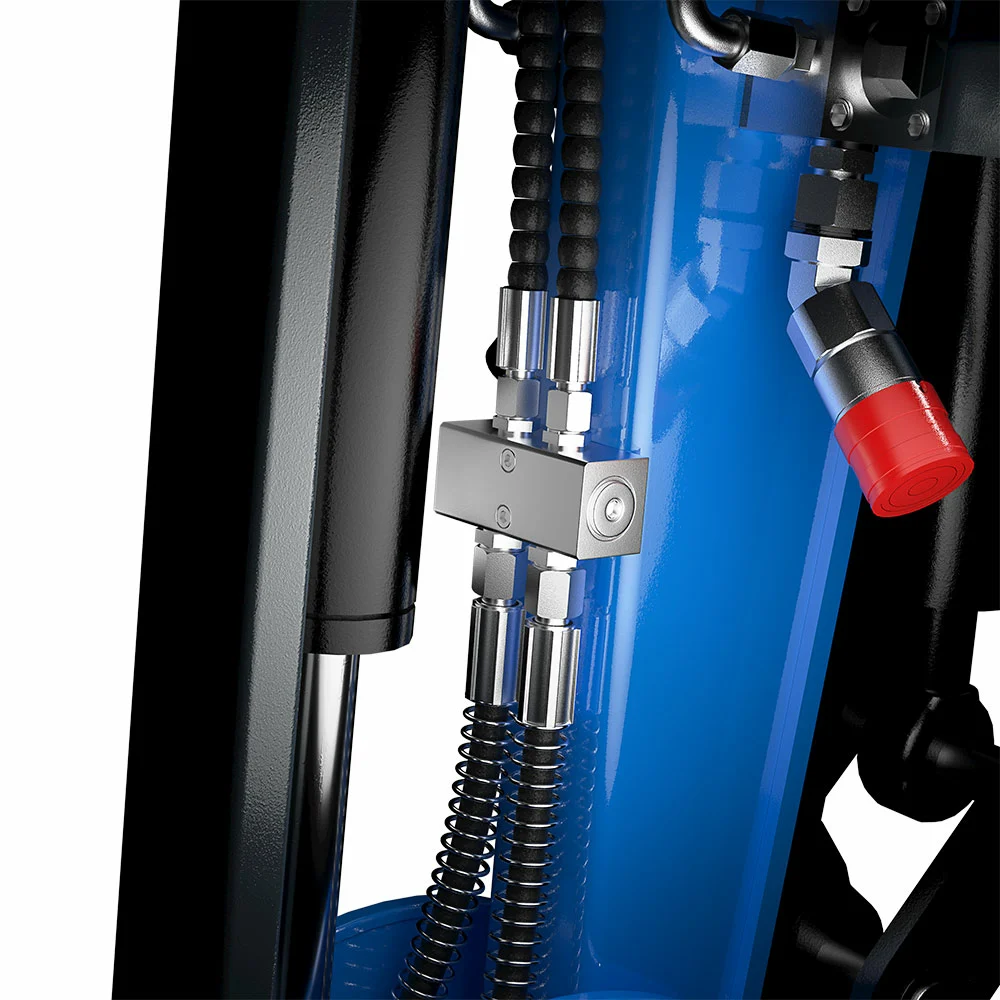 Четырехходовая ломанная масляная трубка с быстроразъемным соединением