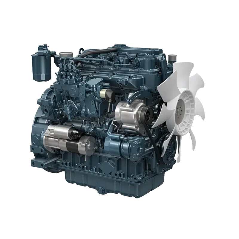 Kubota V2607 Двигатель (35.5kW / 47.6HP)