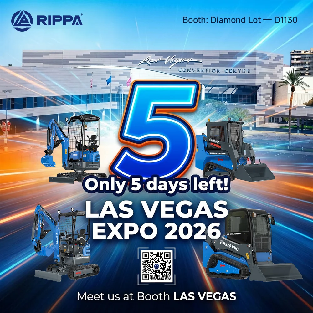 RIPPA EXCAVATORS ENTER DAY 5 COUNTDOWN TO THE LAS VEGAS EXPO WITH FULL PRODUCT SHOWCASE