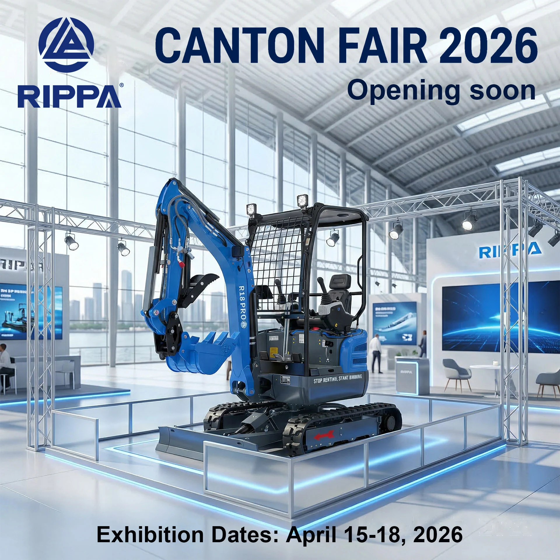 Meet the R18PRO Excavator at Canton Fair 2026 – Power Meets Precision