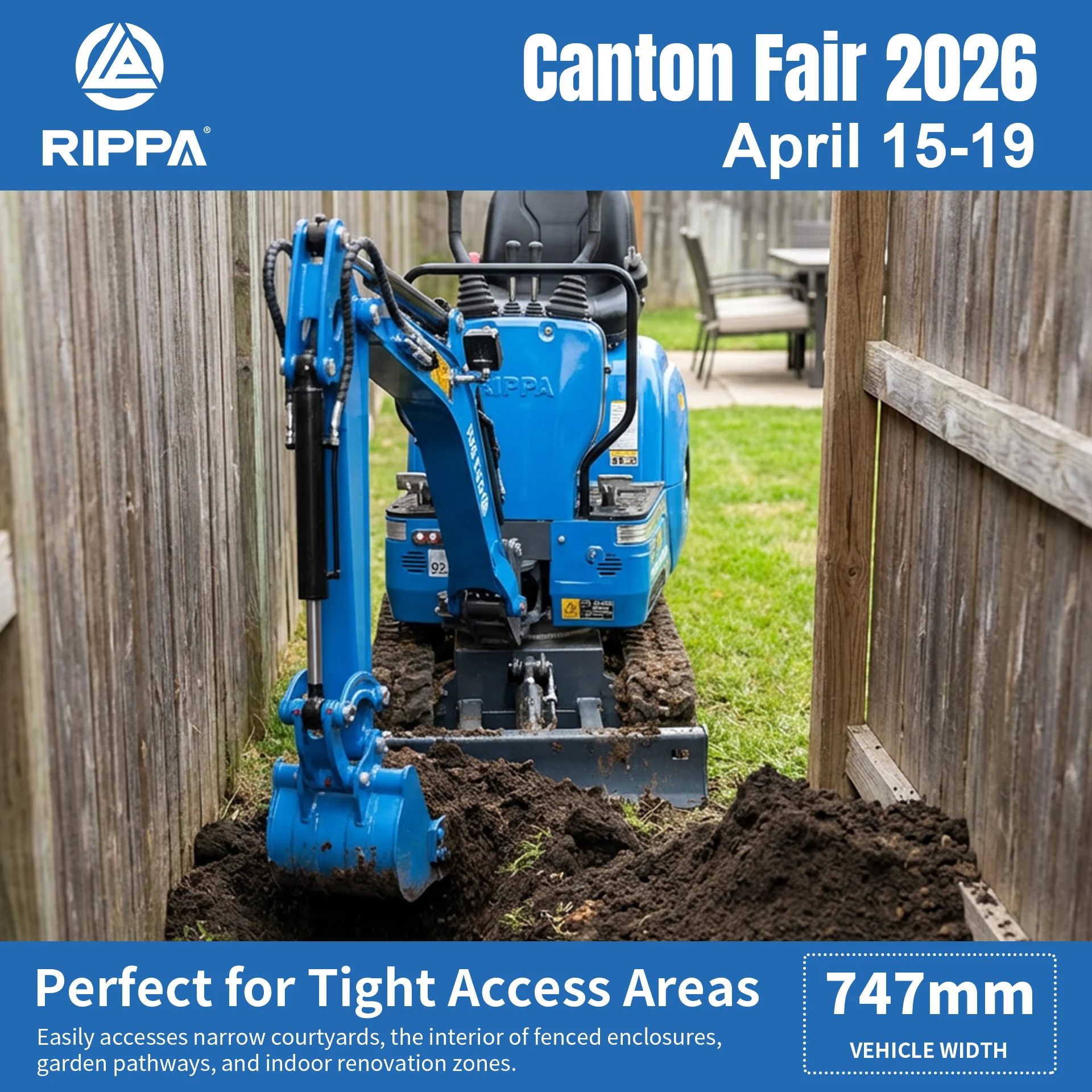 RIPPA at Canton Fair 2026: Discover High-Performance Mini Excavators and Compact Equipment