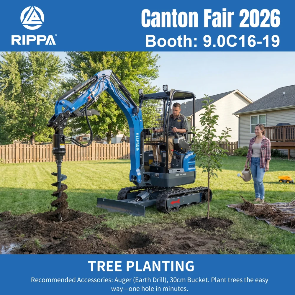 RIPPA at the Canton Fair 2026: Driving Agricultural Efficiency with Compact Excavators