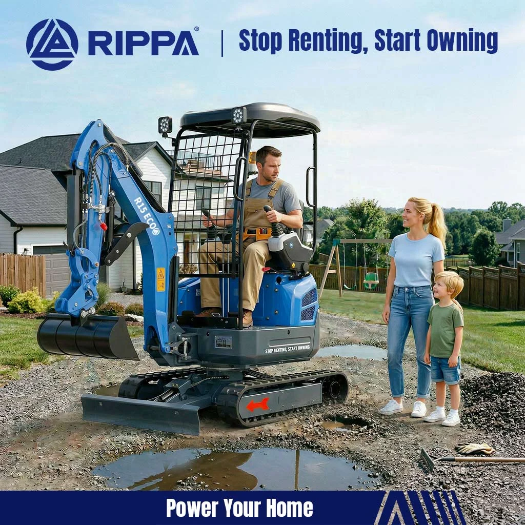 Driveway Repair with a RIPPA Mini Excavator: The Complete Homeowner’s Guide