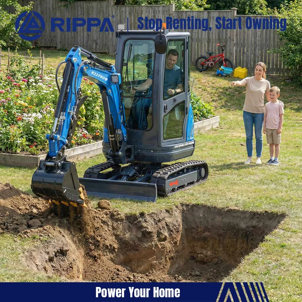 RIPPA R22 Mini Excavator Review: Serious Power for Serious Home Projects