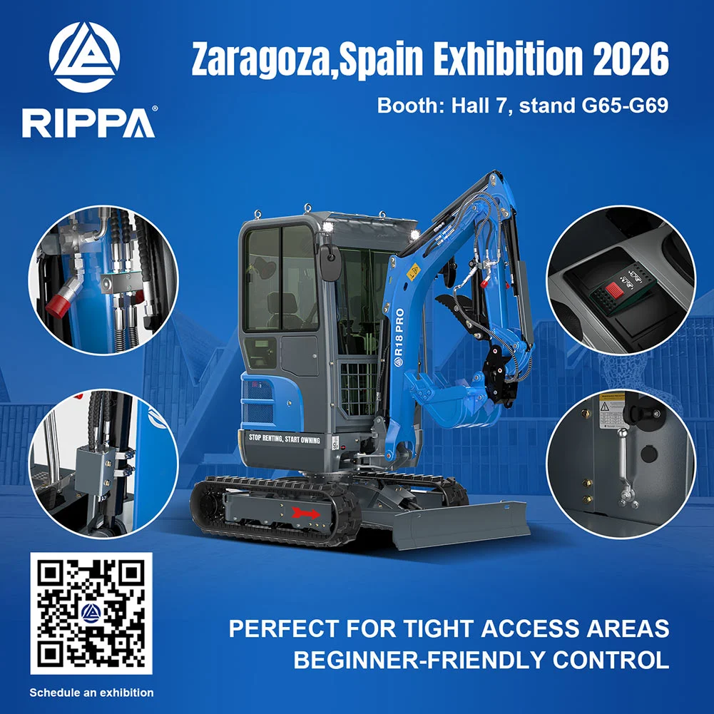 Stop Renting, Start Owning: Discover RIPPA’s Compact Excavators at Zaragoza 2026