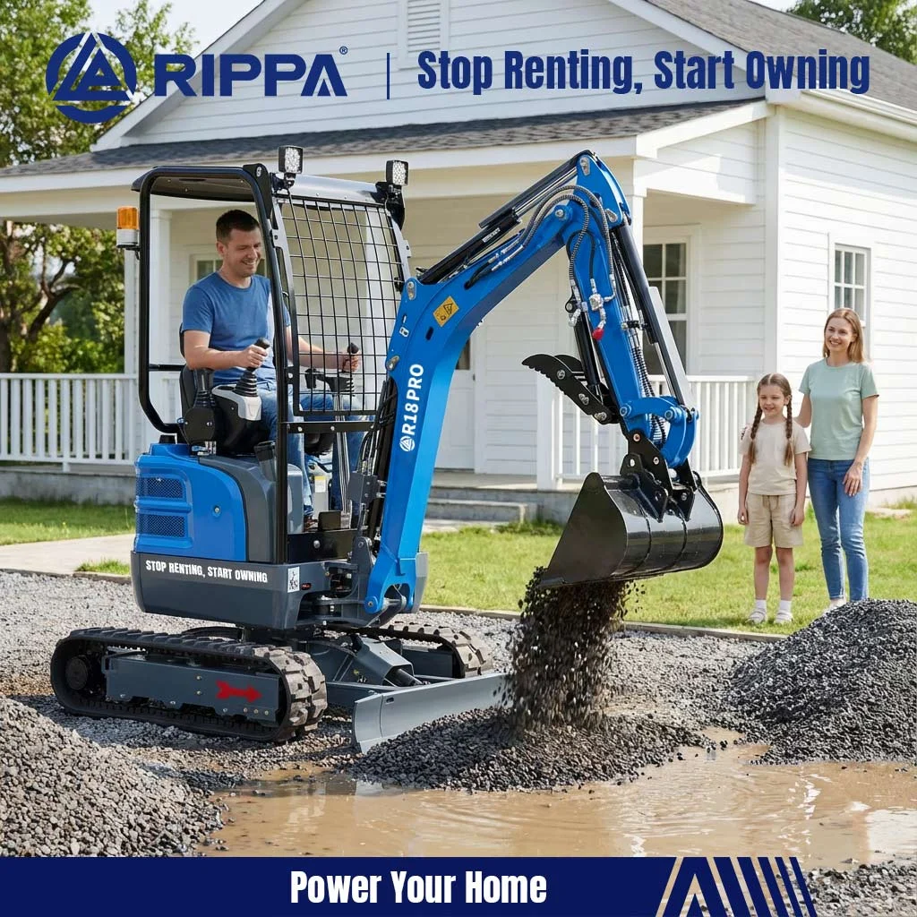 The Complete Guide to 10 Essential Homeowner Projects You Can Do With a RIPPA Mini Excavator